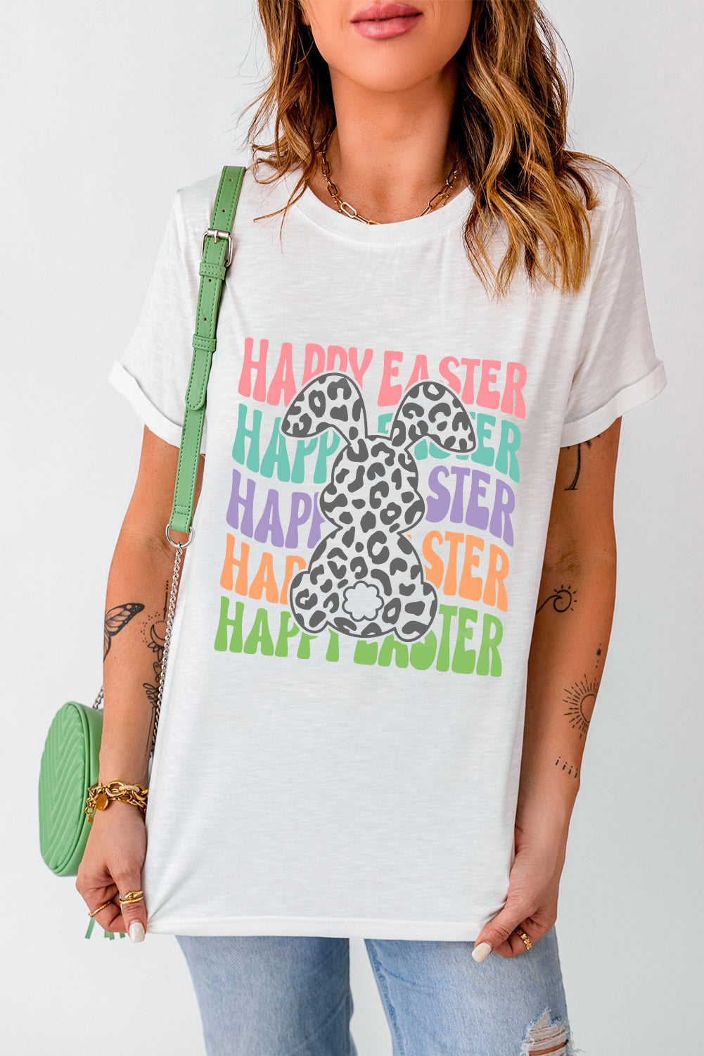 HAPPY EASTER Tee -White