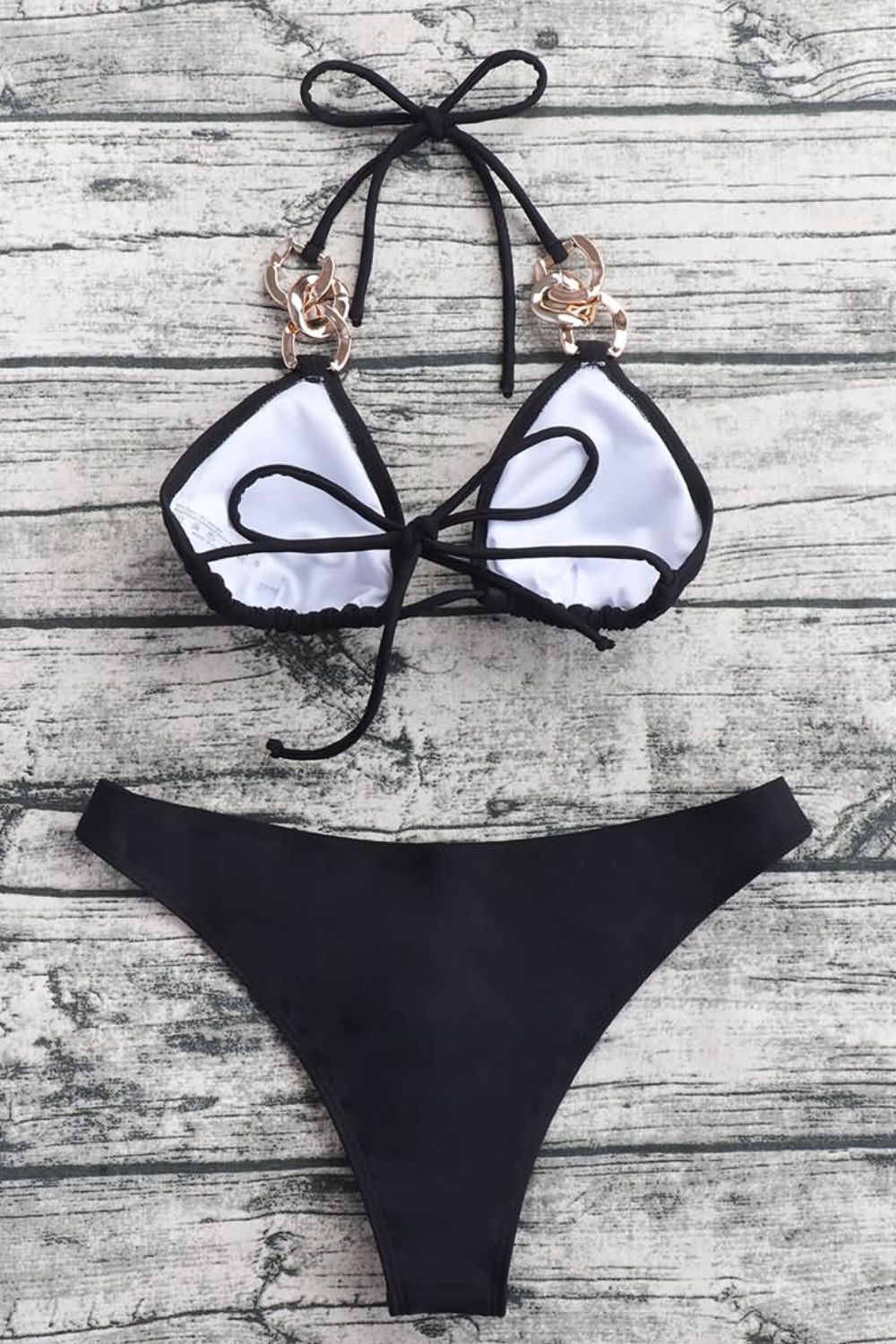 Light Work Halter Neck Bikini Set