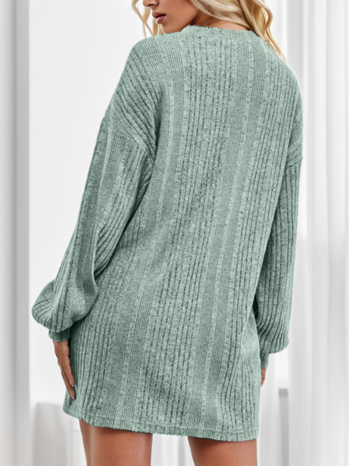 Live Love Lounge Sweater Dress -Grey