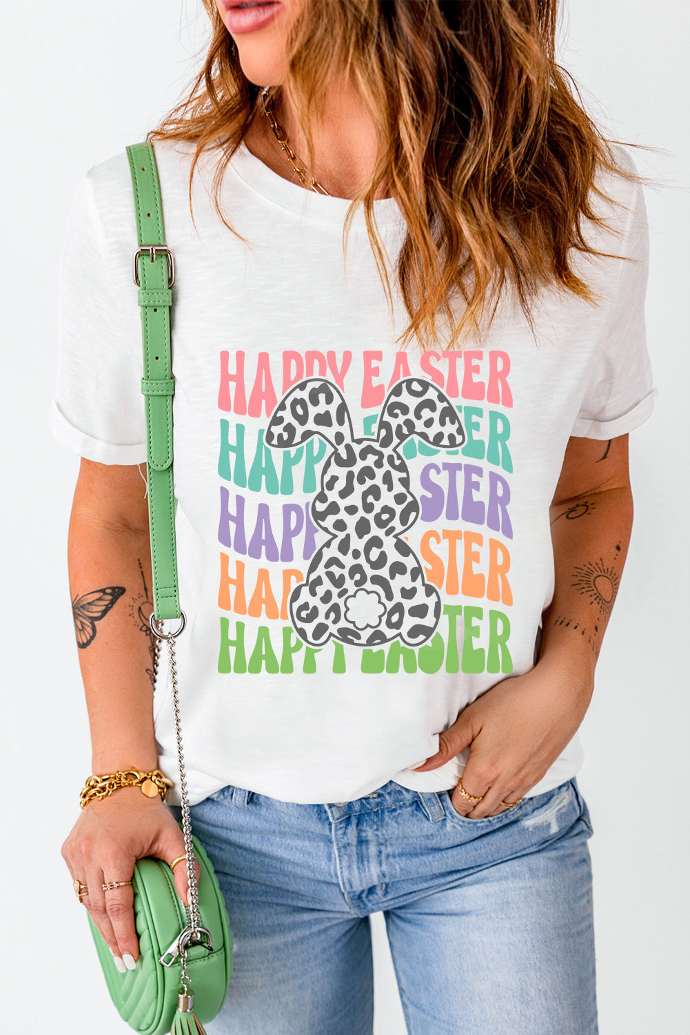 HAPPY EASTER Tee -White